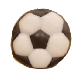 サッカーボールのクッキーの画像